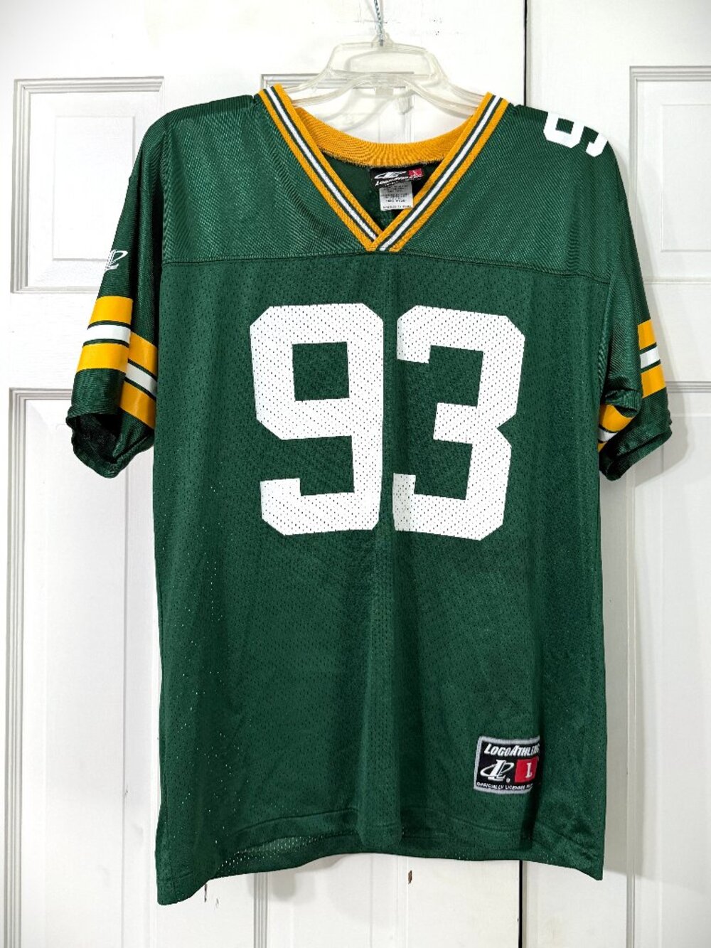 NFL Green Bay Packers #93 Gilbert Brown Youth Jersey Size L (14-16)